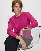 Long-Sleeve Crew-Neck Sweater