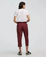 Poplin Capri Pants