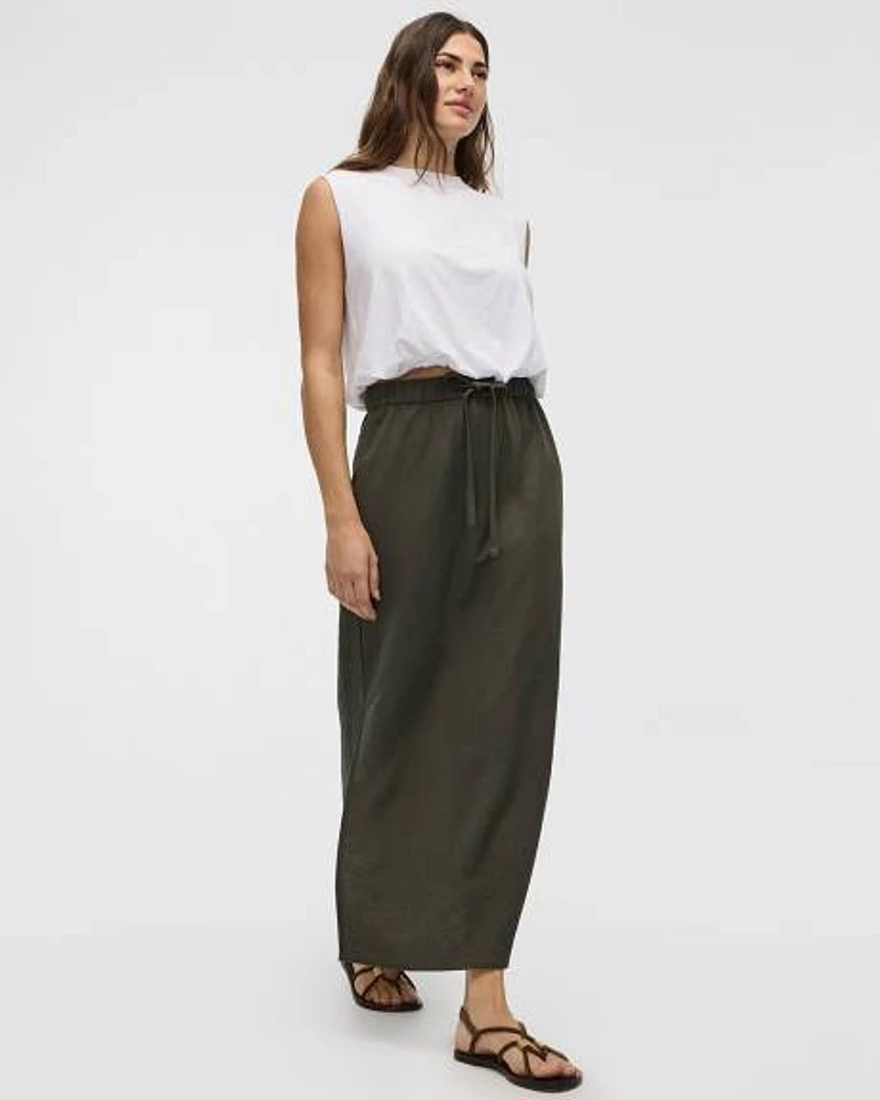 Jupe maxi extensible