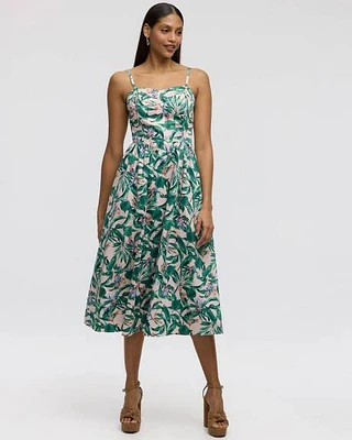 Sleeveless Maxi Dress with Sweetheart Neckline