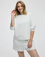 Crew-Neck Scuba Sweatshirt