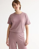 Short-Sleeve French Terry Pyjama Top