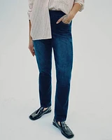 Straight-Leg Mid-Rise Jean