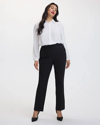 Straight-Leg High-Rise Pant