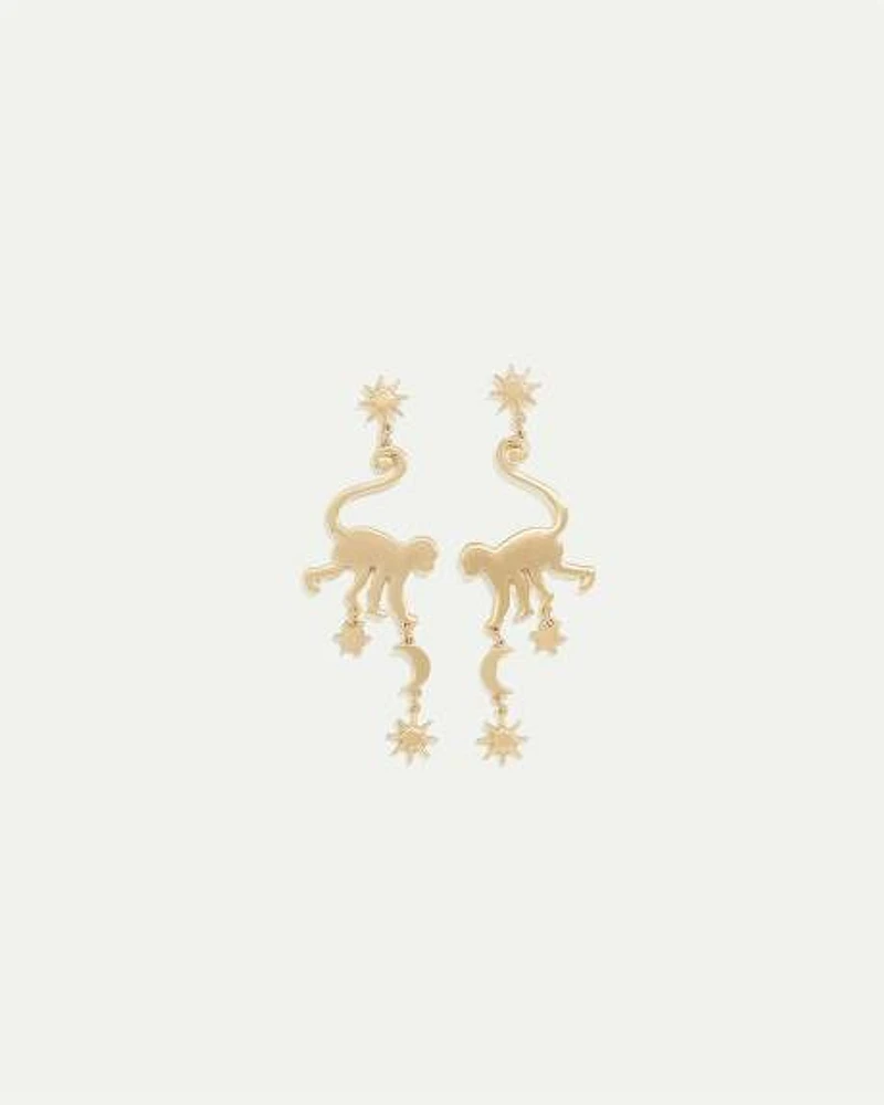 Monkey Earrings