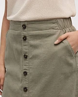 Linen Blend Skort