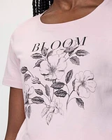 Scoop Neck Graphic T-Shirt