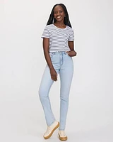 Slim-Leg High-Rise Jean