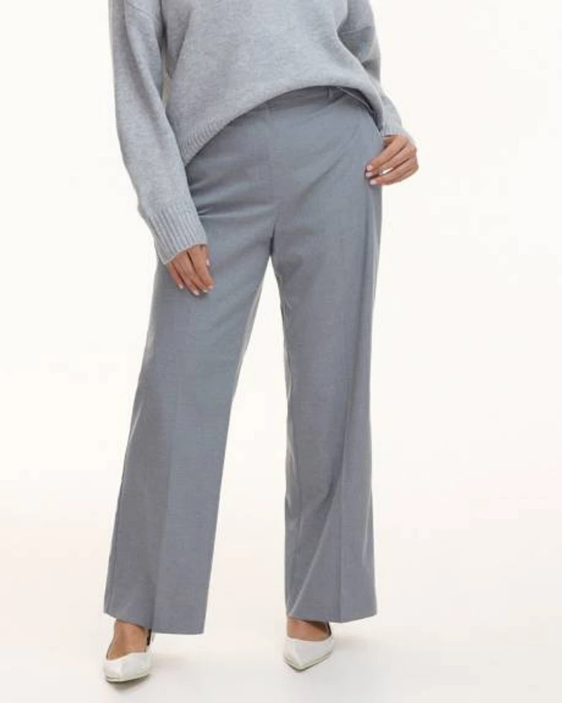 Wide-Leg High-Rise Pant