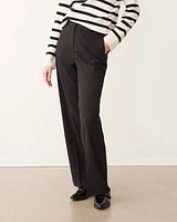 Straight-Leg High-Rise Pant