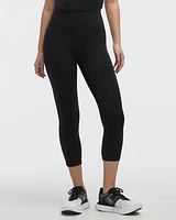 High-Rise Pulse Capri Legging with Compression Waistband
