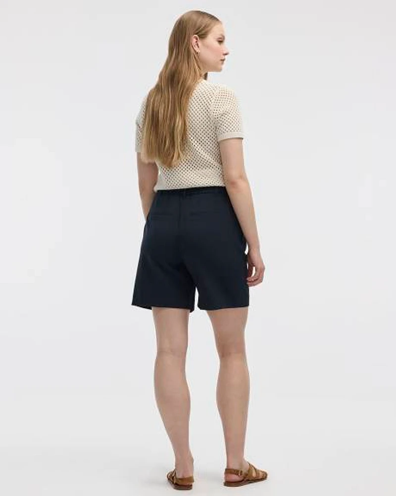 Bermuda à taille haute