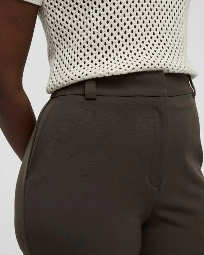 Straight-Leg High-Rise Pant