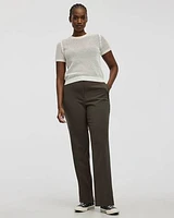 Straight-Leg High-Rise Pant