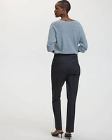 Straight-Leg High-Rise Pants