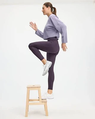 Legging Pulse à taille haute avec inserts côtelés