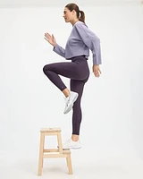 High-Rise Pulse Legging with Ribbed Inserts