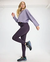High-Rise Pulse Legging with Ribbed Inserts