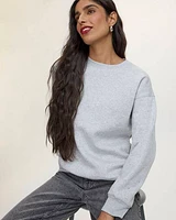 Pull à col rond avec strass