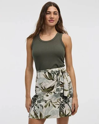 Wrap Mini Skirt