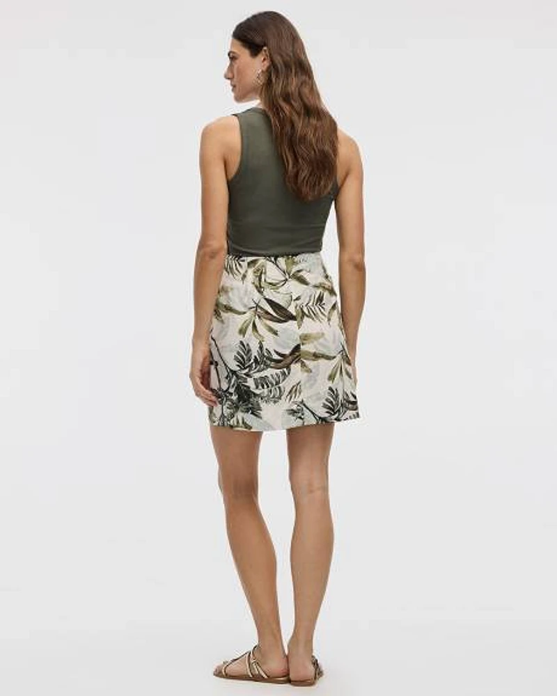 Wrap Mini Skirt