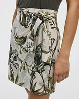 Wrap Mini Skirt