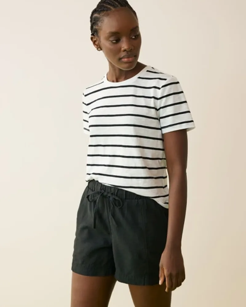 Linen Shorts with Drawstring