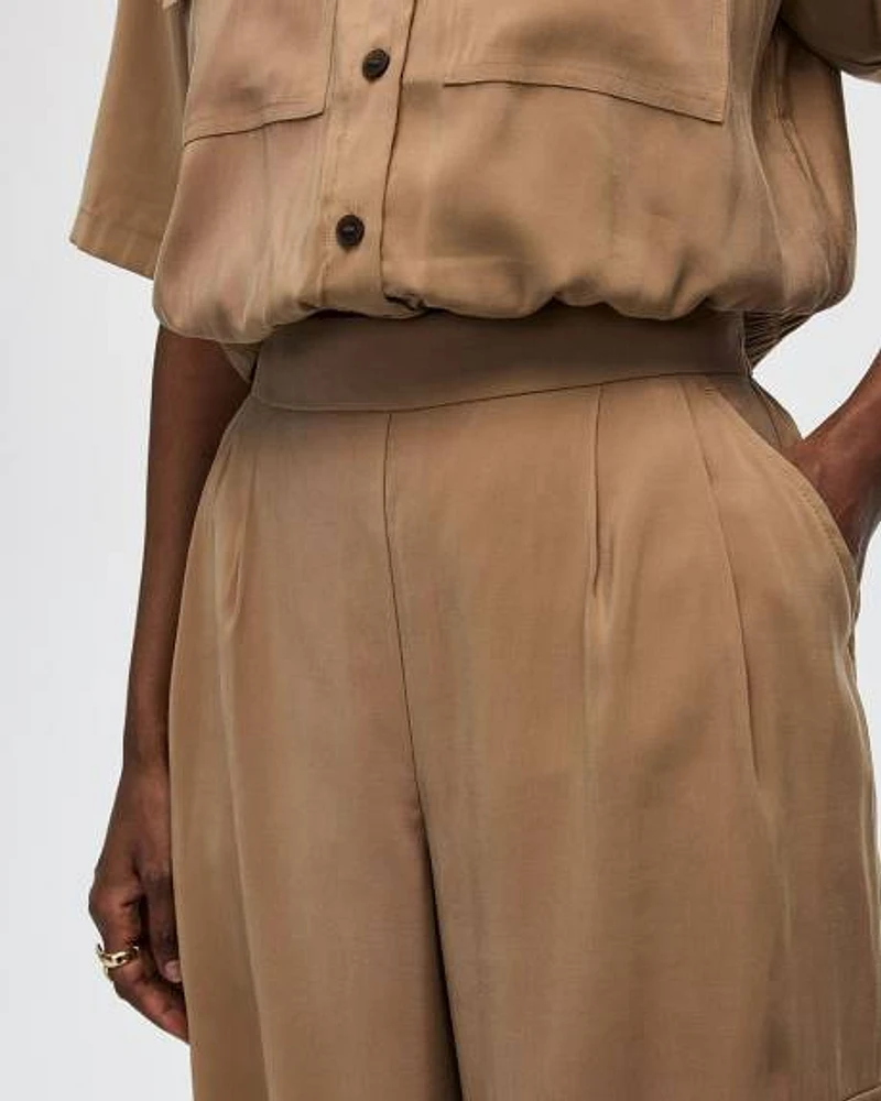 Wide-Leg Cargo Pant