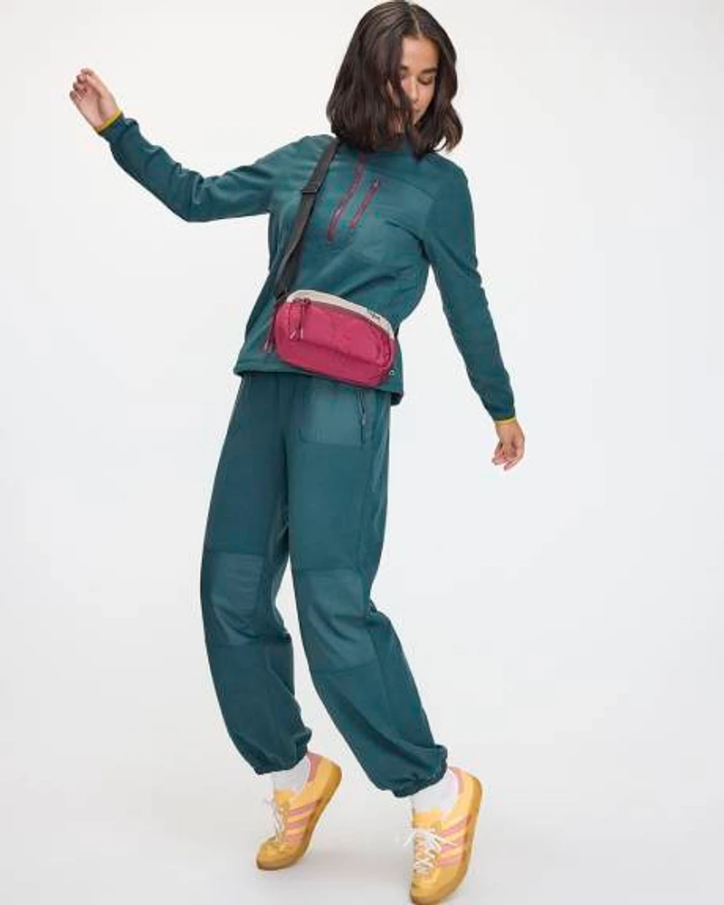 Polar Fleece Jogger with Reinforced Knees