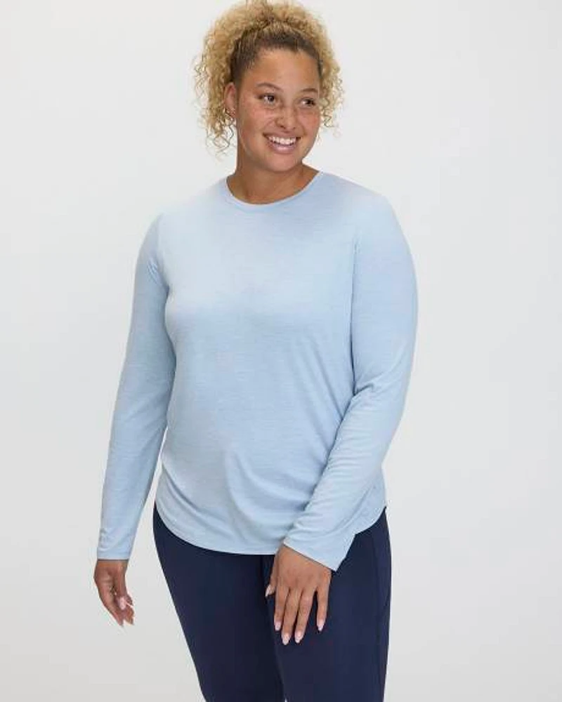 Long-Sleeve Crew-Neck Tee