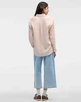 Long-Sleeve Textured Shirt