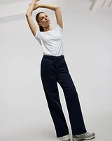 Pantalon à jambe large