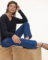 Straight-Leg Mid-Rise Jean