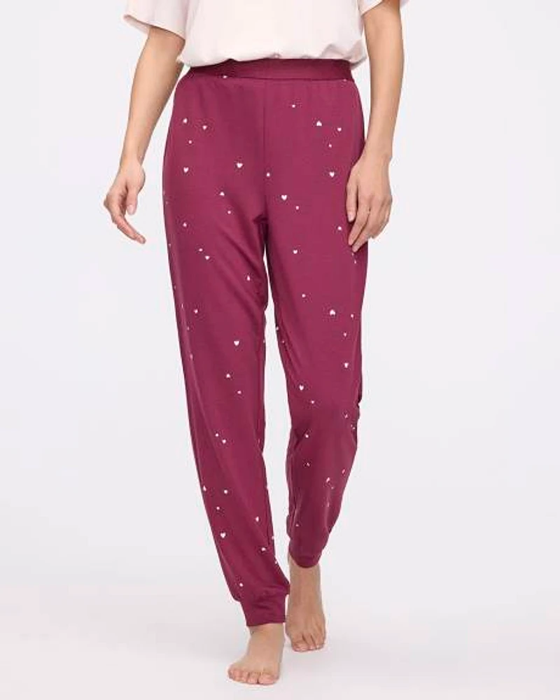 Pantalon pyjama jogger en French Terry