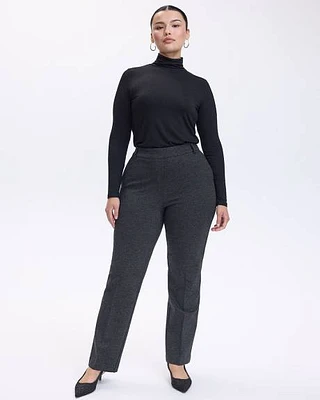 Pantalon à taille haute et jambe droite