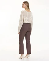 Straight-Leg High-Rise Pants