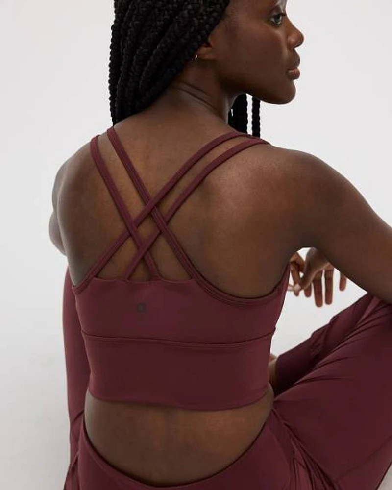 Soutien-gorge de sport Pulse à dos croisé