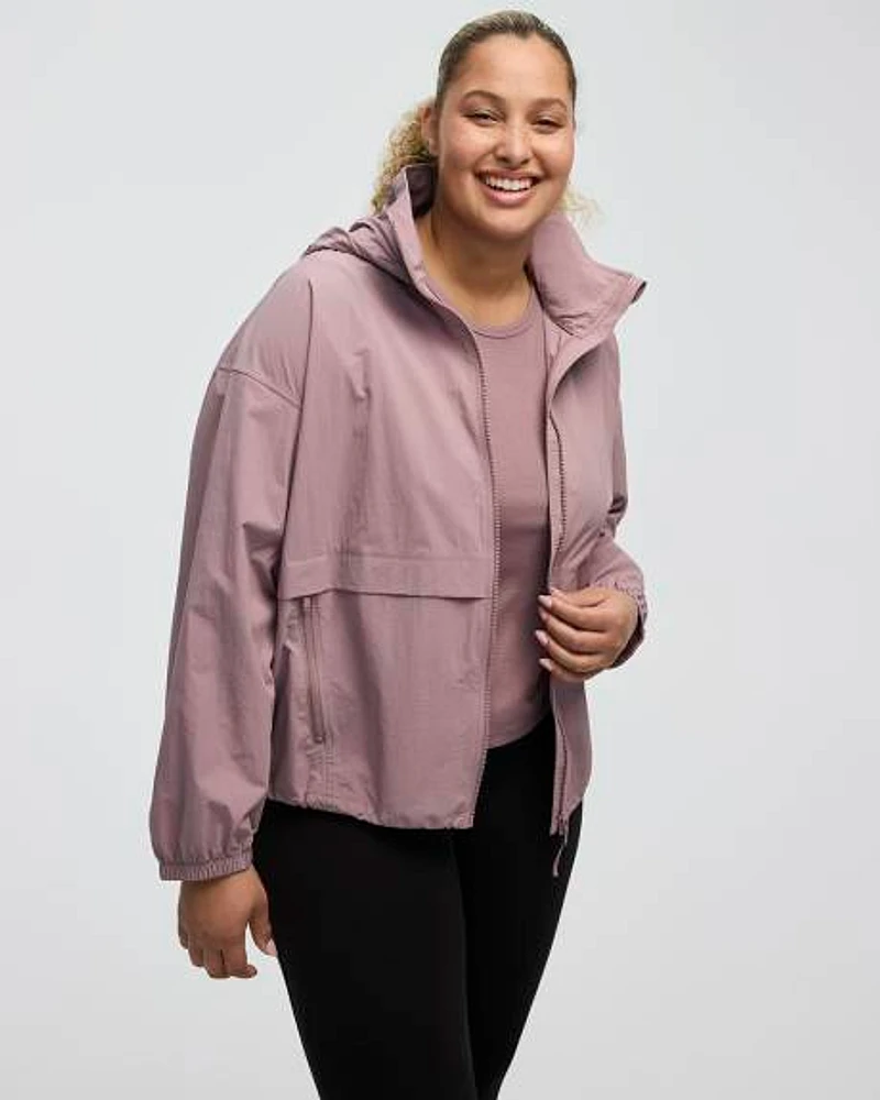 Manteau déperlant compressible