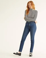 Slim-Leg High-Rise Jean