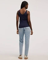 Camisole réversible à fines bretelles