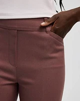 Slim-Leg High-Rise Ankle Pant