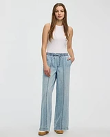 Wide-Leg High-Rise Jean