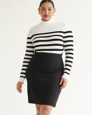 Modern Stretch Pencil Skirt