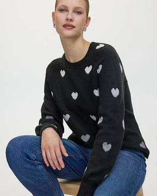 Long-Sleeve Crew-Neck PlushSoft Sweater