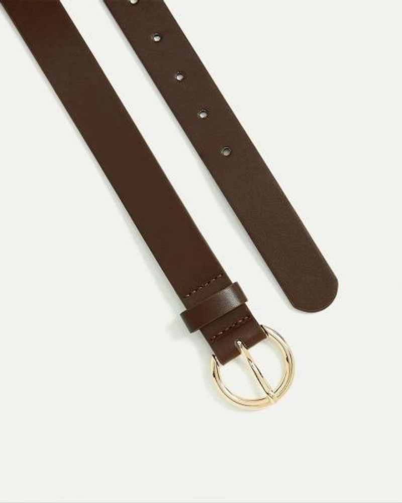 Ceinture basique en faux cuir