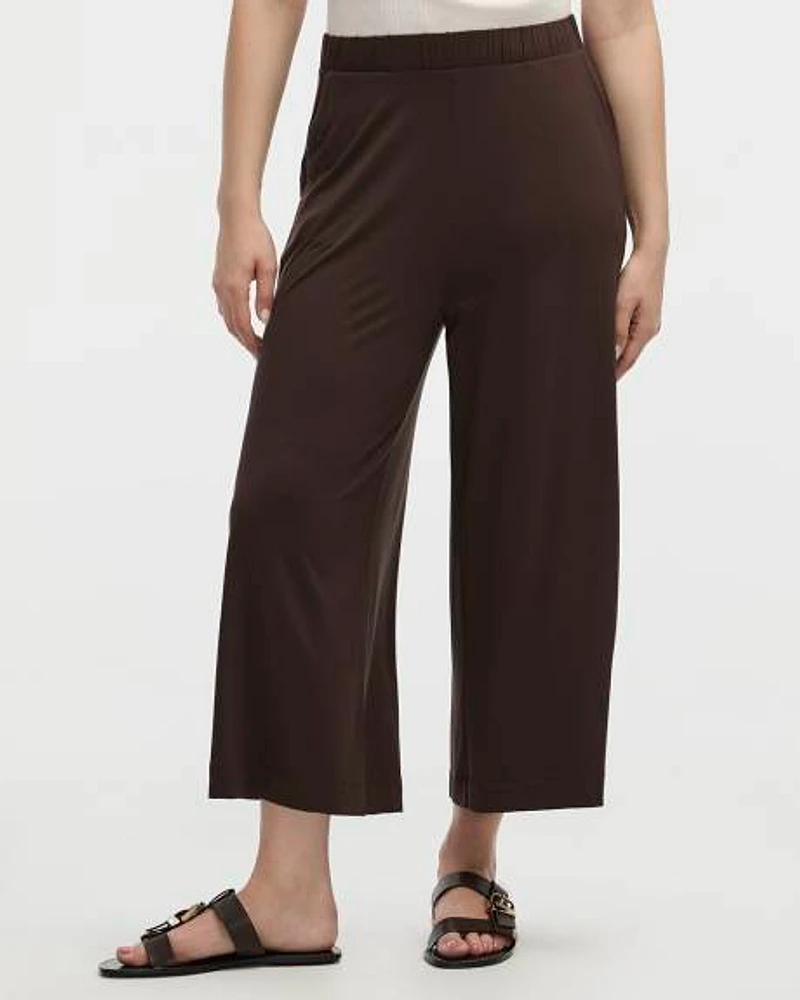 Pantalon gaucho extensible à enfiler
