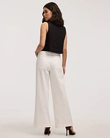 Linen-Blend Sleeveless Vest