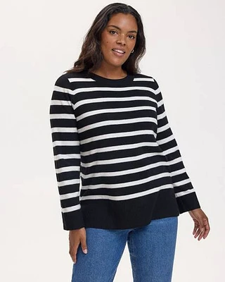 Long-Sleeve Crew-Neck Sweater