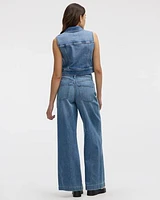 Veste sans manches en denim