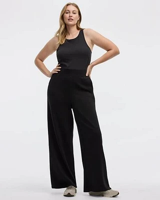 Pantalon Suba à enfiler jambe large